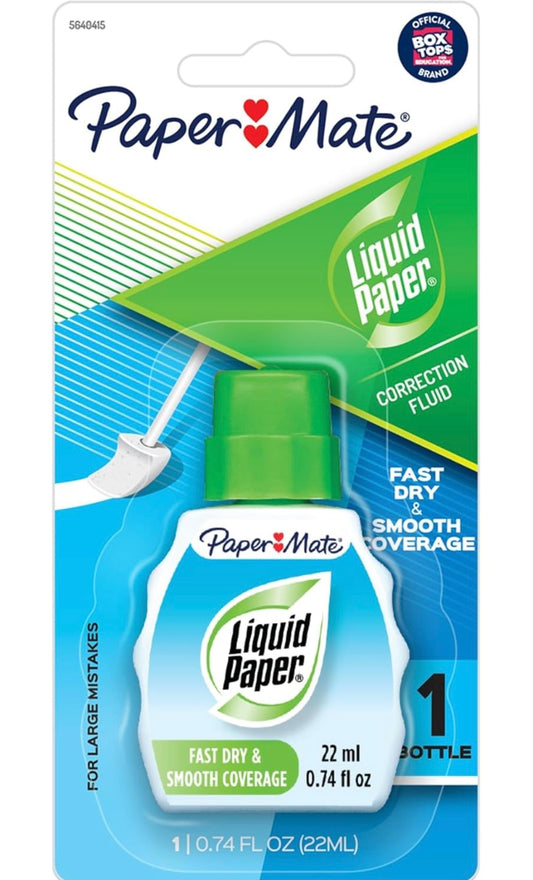 Liquid paper white out