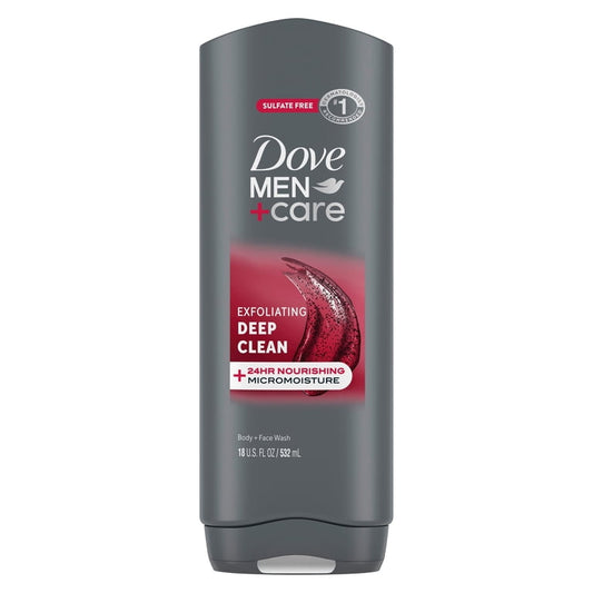 Dove men body wash exfoliating 18oz