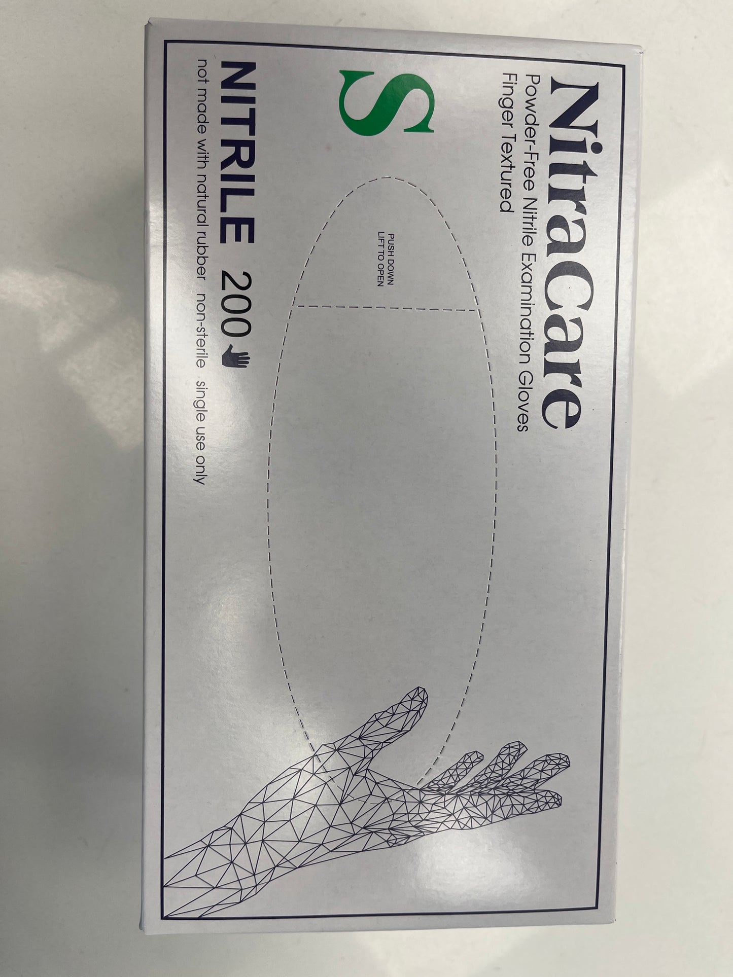 Nitrile gloves, size small 200 count