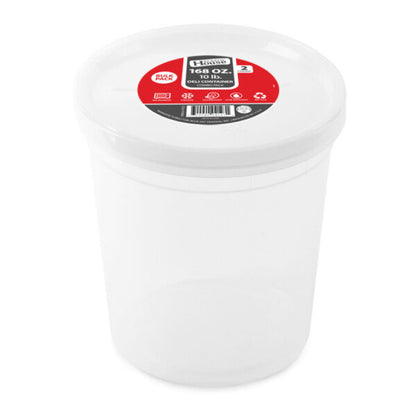 Deli Containers 168oz Combo (2 Count)