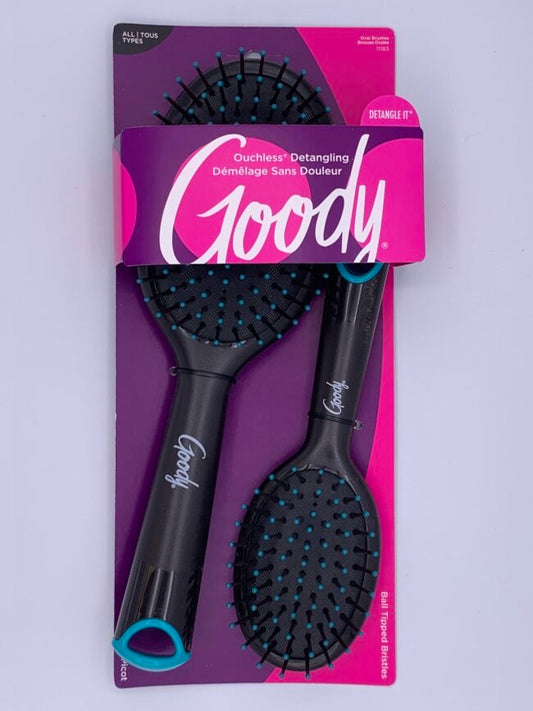 Goody Classic Oval Purse Brush 2pk