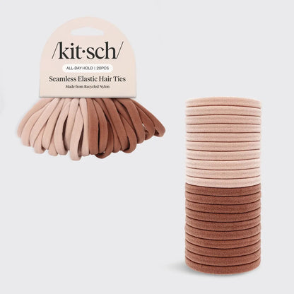 Kit.sch/ seamless elastic hair ties 20 pack