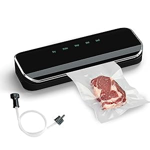 Vacuum Sealer Machine, Full Automatic Food Sealer, Vacuum Sealers Bags for Food Air Sealing System for Food Sealer Dry/Moist Food Preservation Modes