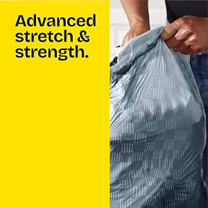 Glad Tall Kitchen Drawstring Trash Bags - Odorshield 13 Gallon White Trash Bag, Febreze Fresh Clean, 110 Count