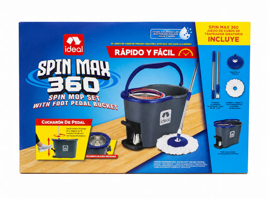 SPIN MOP 360 with paddle Bucket