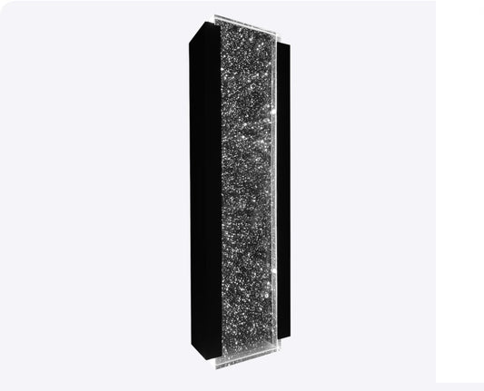 Luxrite LR40391 17" BUBBLE GLASS DESIGNER WALL SCONCE - CCT SELECTABLE