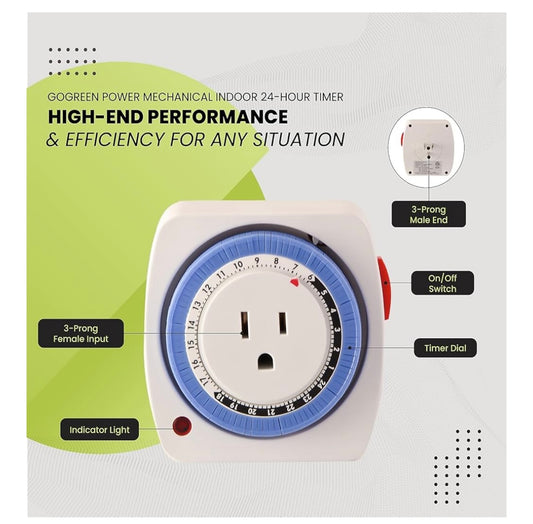 Go green 24 hour timer