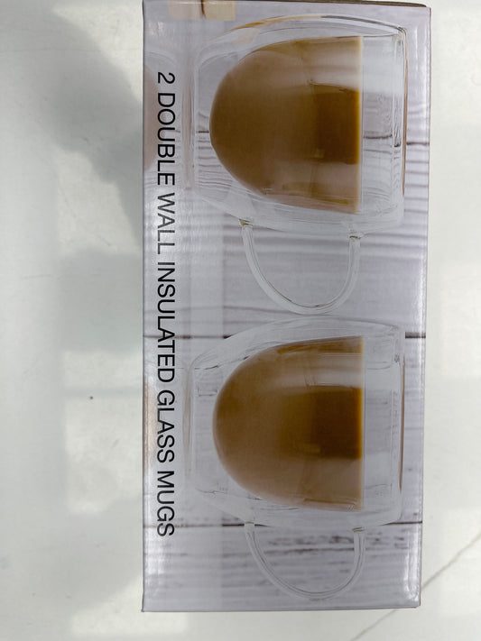 Double insulated glass cups