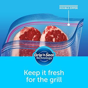 Ziploc Gallon Freezer Bags with New Grip 'n Seal Technology