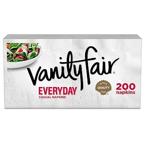 Vanity Fair Everyday Napkins, 200 Count Paper Napkins