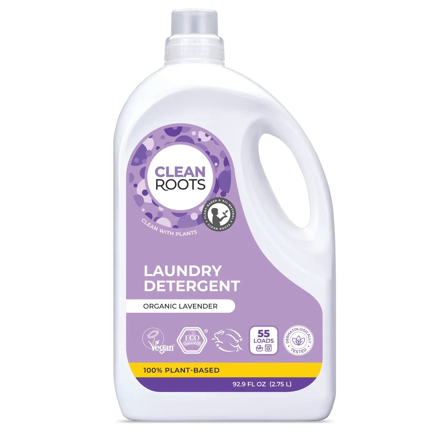 Clean roots laundry detergent organic lavender 9.29oz