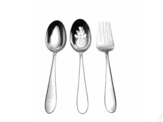 David Shaw - Alpia, 3-Piece Server Set
Shiny Silver
STAINLESS STEEL