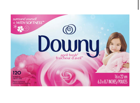 Downy April fresh dryer sheets 120 sheets