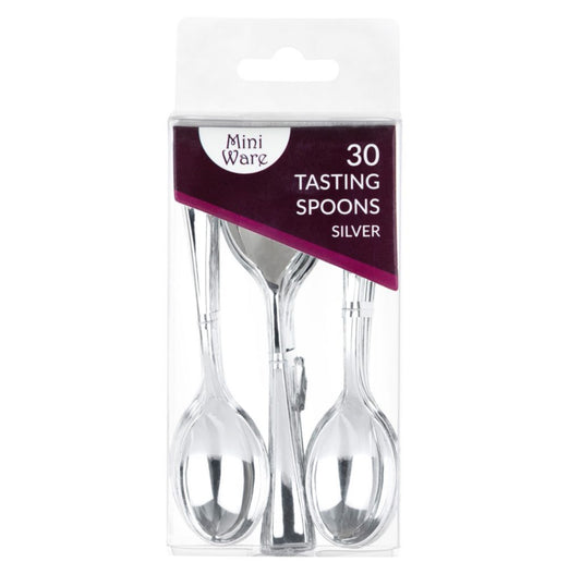 Mini Spoons silver 30 cont