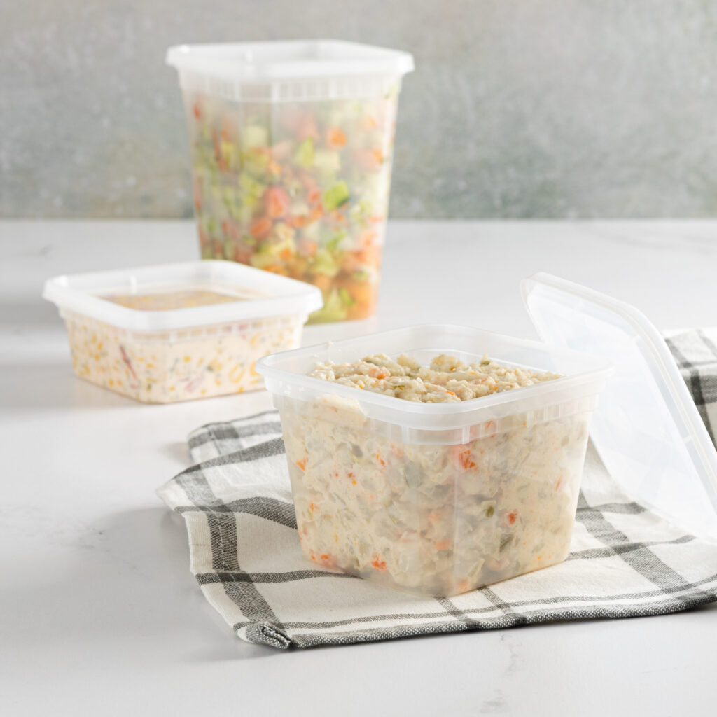 16oz Square Deli Containers (24 Count)