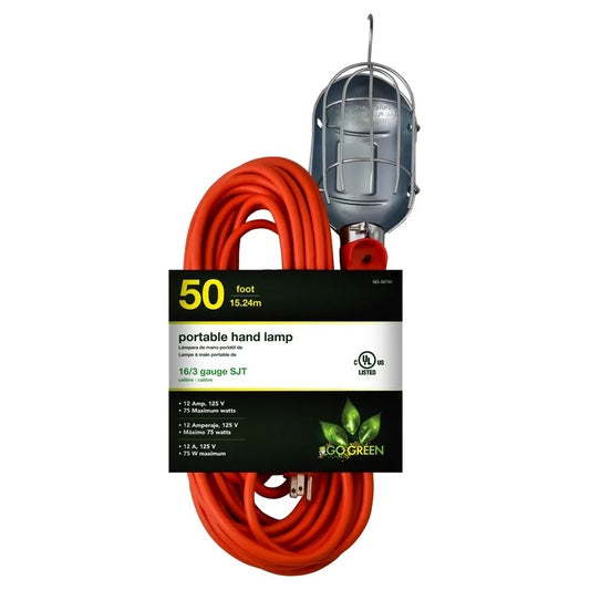 Go Green 50 Feet portable hand lamp ￼