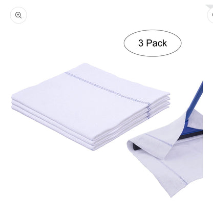 squeegee cloth 3pk