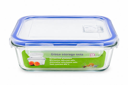 Glass storage container