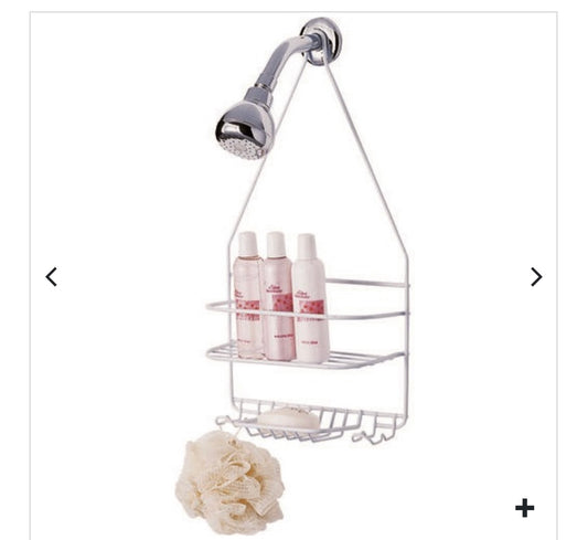SHOWER CADDY-WIRE-WHITE KENNEDY