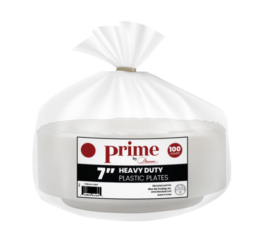 Prime Heavy Duty 7″ Plates White
