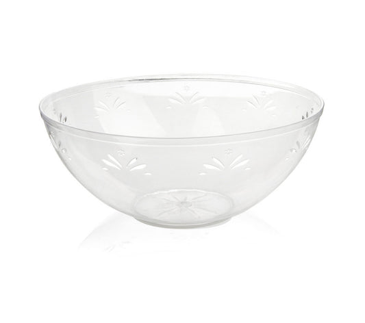 Round Clear Serving Bowl