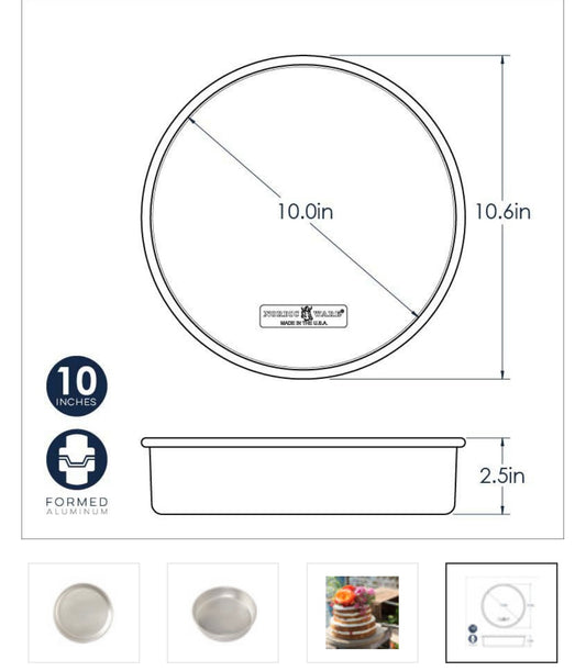 Naturals® 10" Round Layer Cake Pan