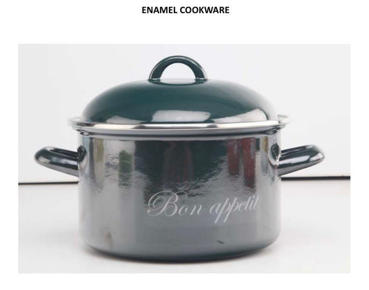 Europe ware enamel pot 2.6 Q Green ￼