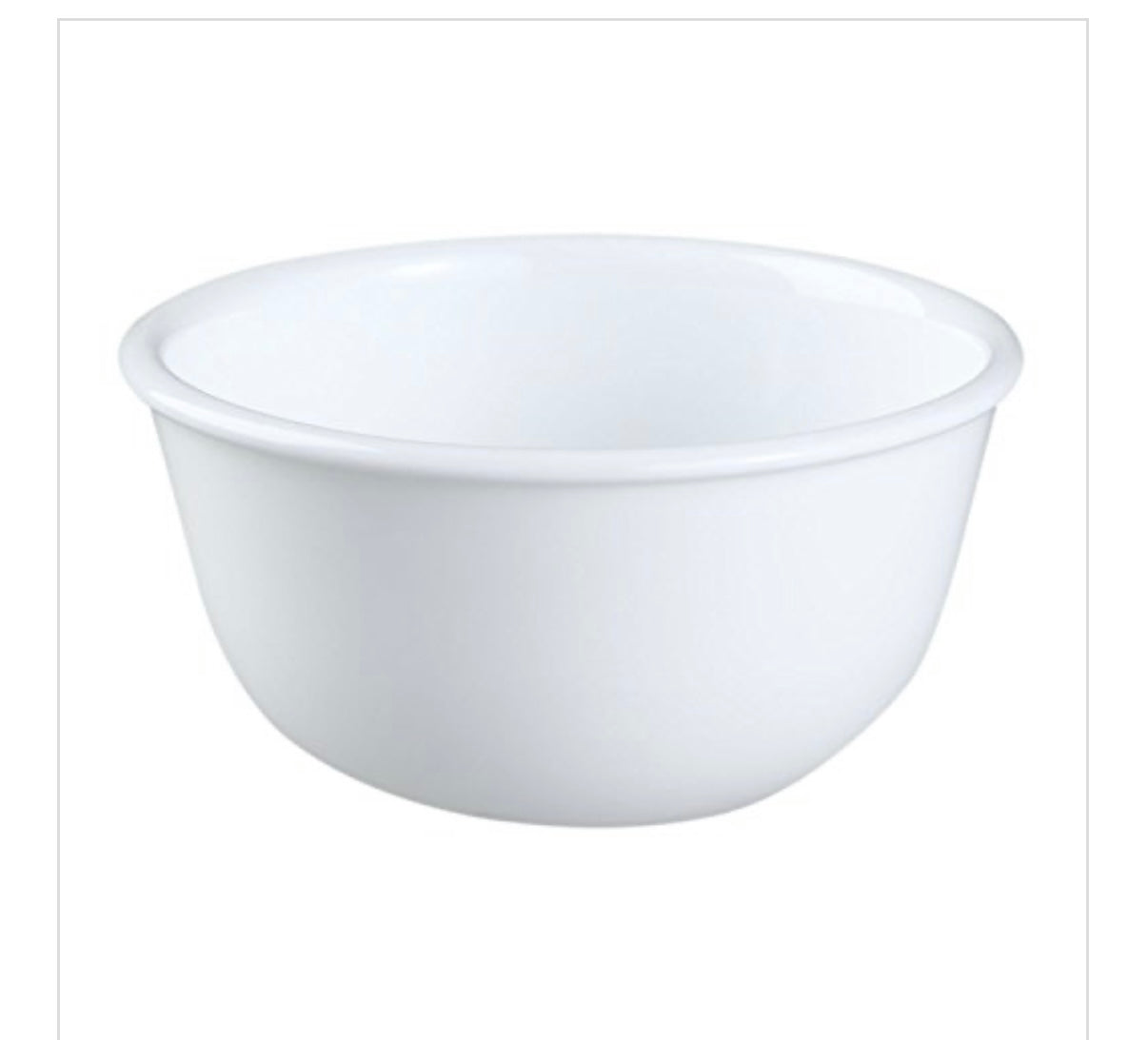 CORELLE-FROST WHITE OPEN STOCK 11 oz BOWL