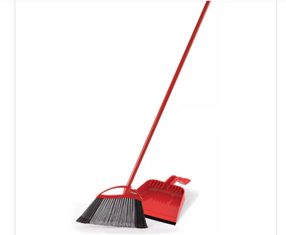 OCEDAR BROOM PET PRO POWER CORNER W/ STEP ON DUSTPAN