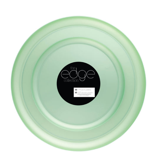 Edge 7″ & 10″ Plates Green Pearl Combo