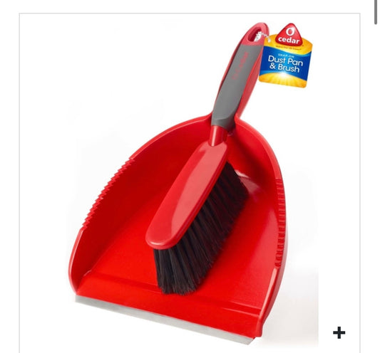 DUST PAN & SNAP ON BRUSH SET