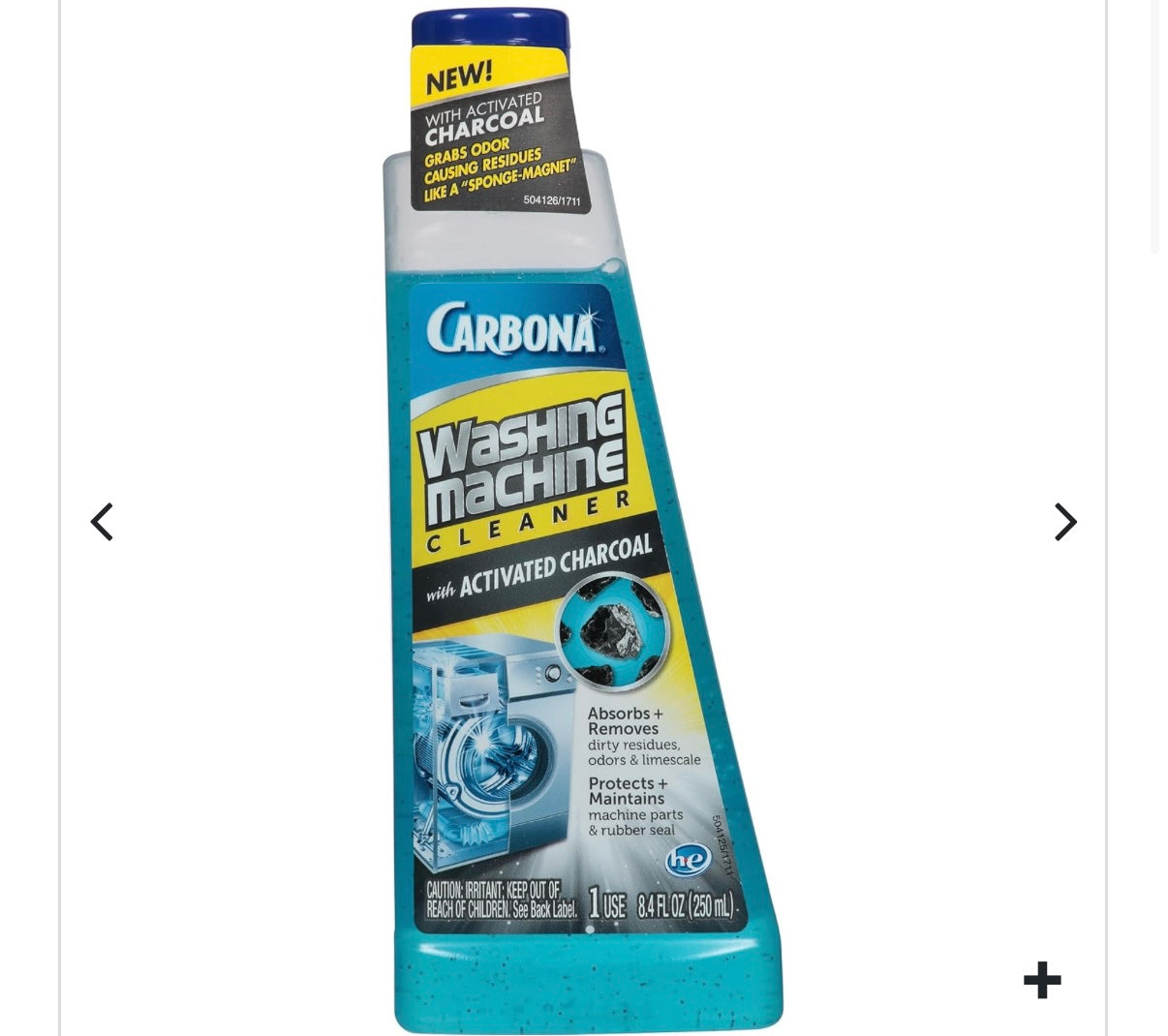 CARBONA WASHING MACHINE CLEANER 8.4 oz