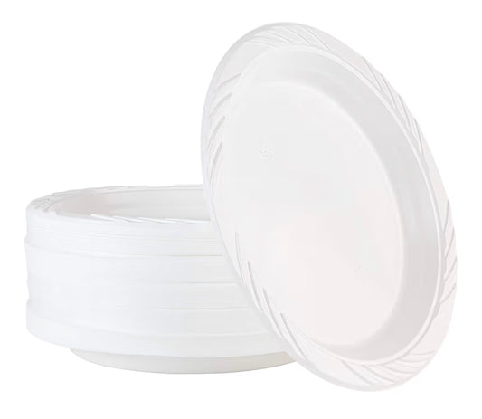 Supreme 9" Plastic Plates 100pk