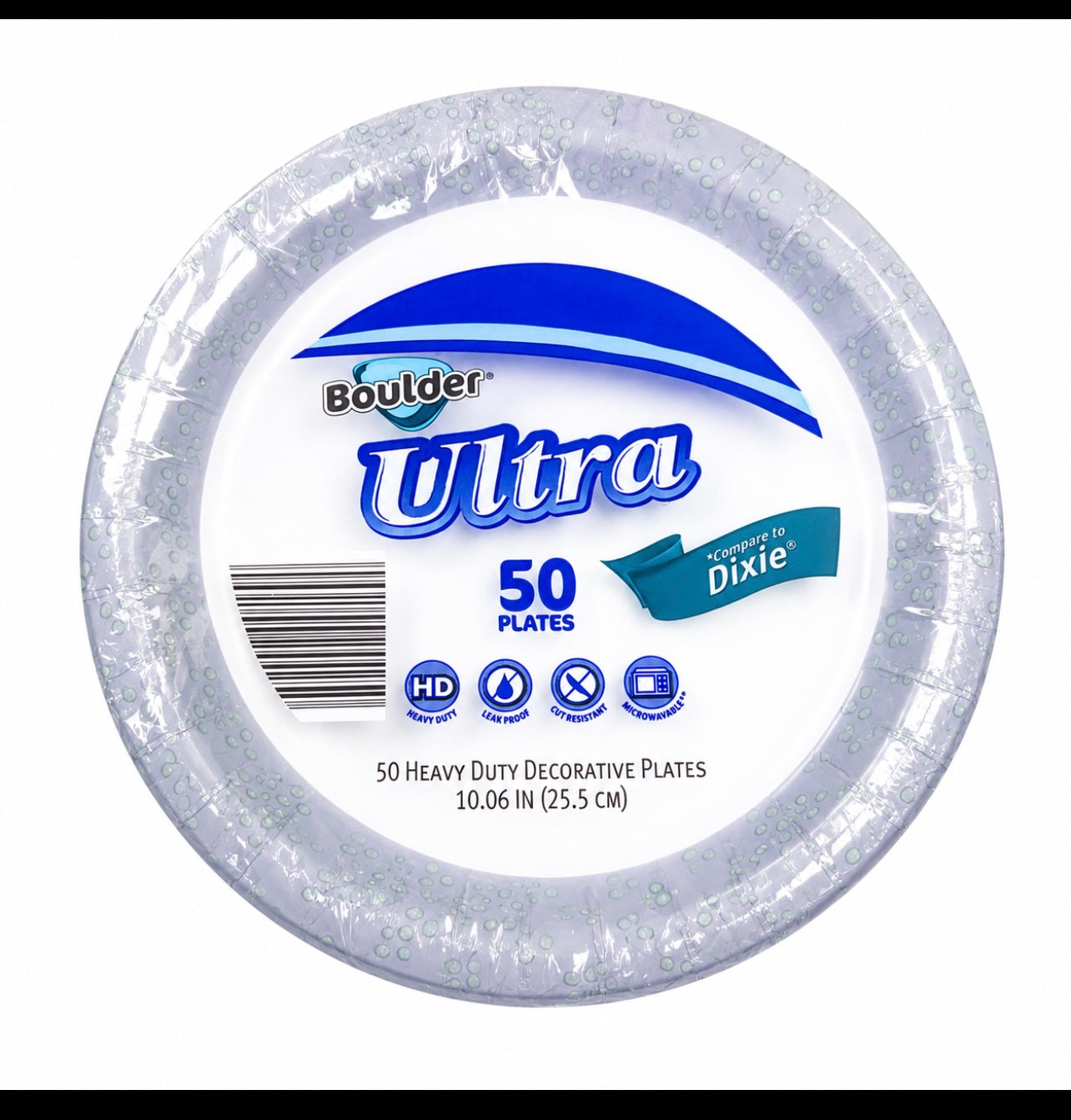 Paper plates 10.6 inches heavy duty 50 pack ￼