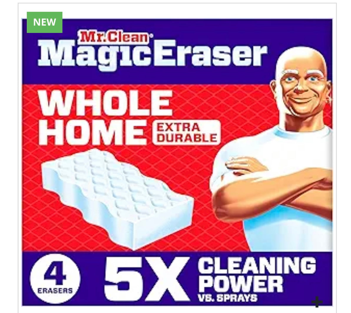 MR.CLEAN MAGIC ERASER 4ct – EXTRA DURABLE