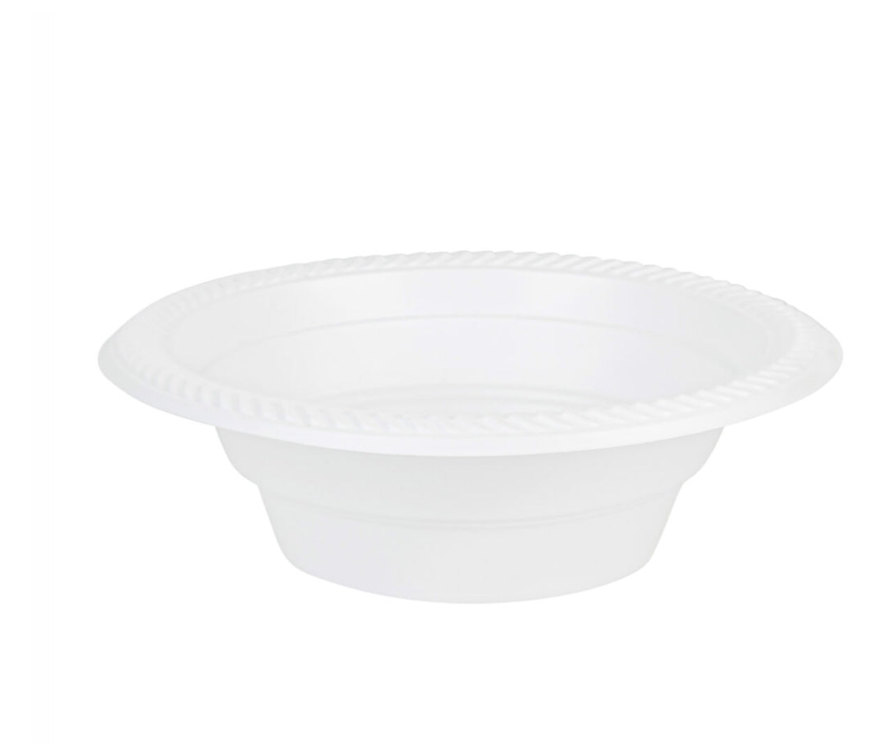 Cuisine Plastic 12oz Bowls White