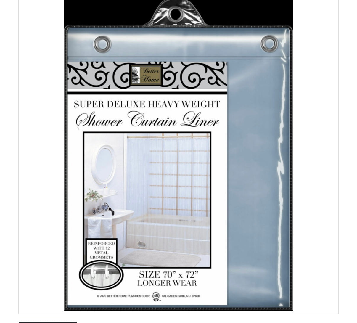 Shower Curtain Liner 70X72