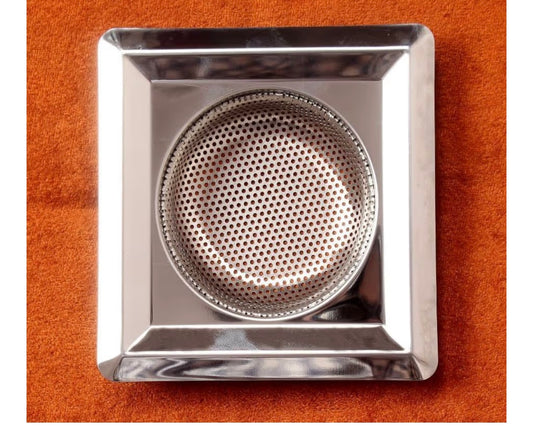 Stainless steel kitchen sink filter square