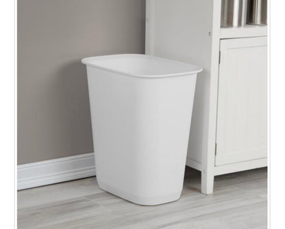 WASTEBASKET-9 GALLON – OPEN TOP – WHITE