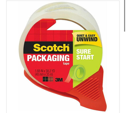 CARTON TAPE 3M WITH DISPENSER 2Ã—116