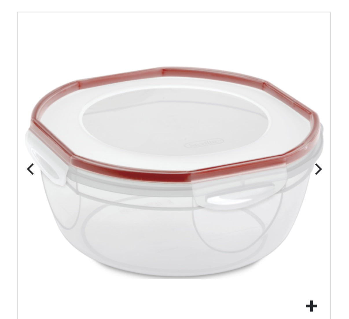 ULTRA SEAL COVERED BOWL 8.1 qt