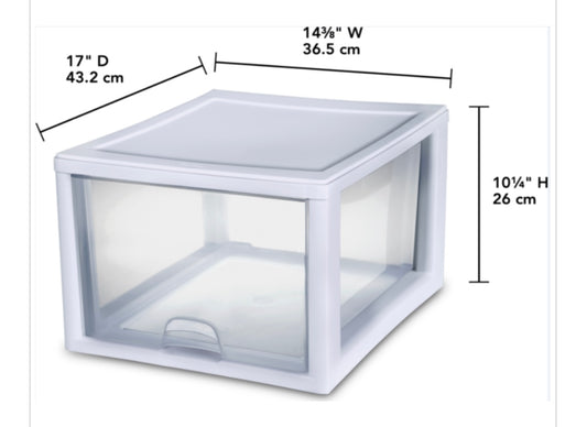 Sterilite Stackable 17x14x10.5