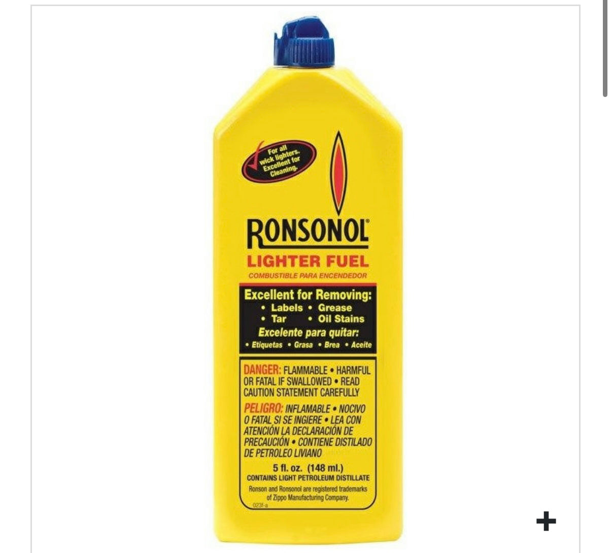 RONSONOL LIGHTER FUEL 5oz