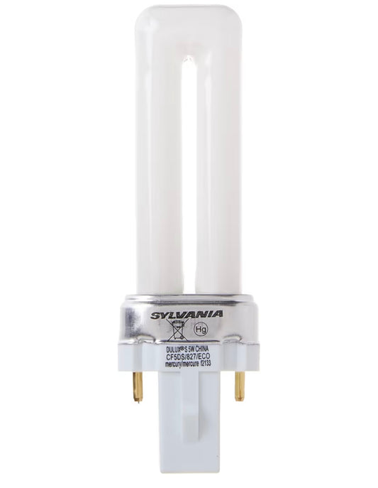 Sylvania 21279 Compact Fluorescent 2 Pin Single Tube 2700K, 5-watt