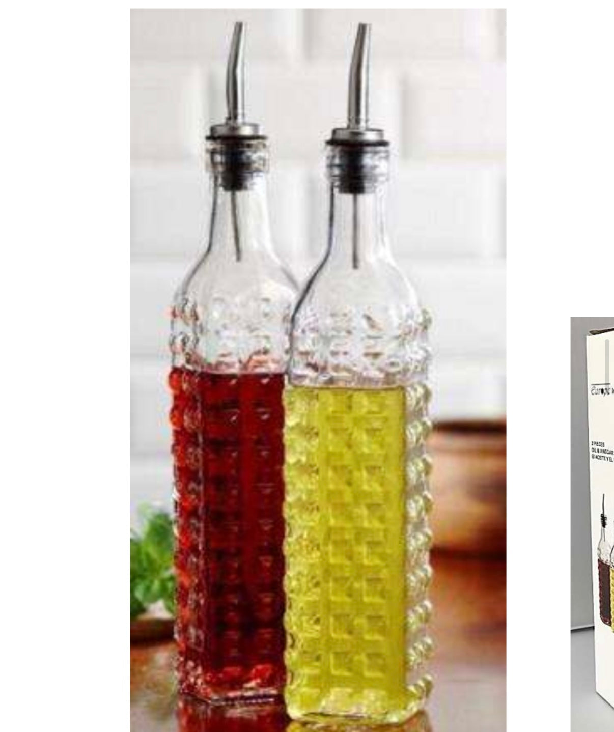 OIL& VINEGAR Glass Jars
