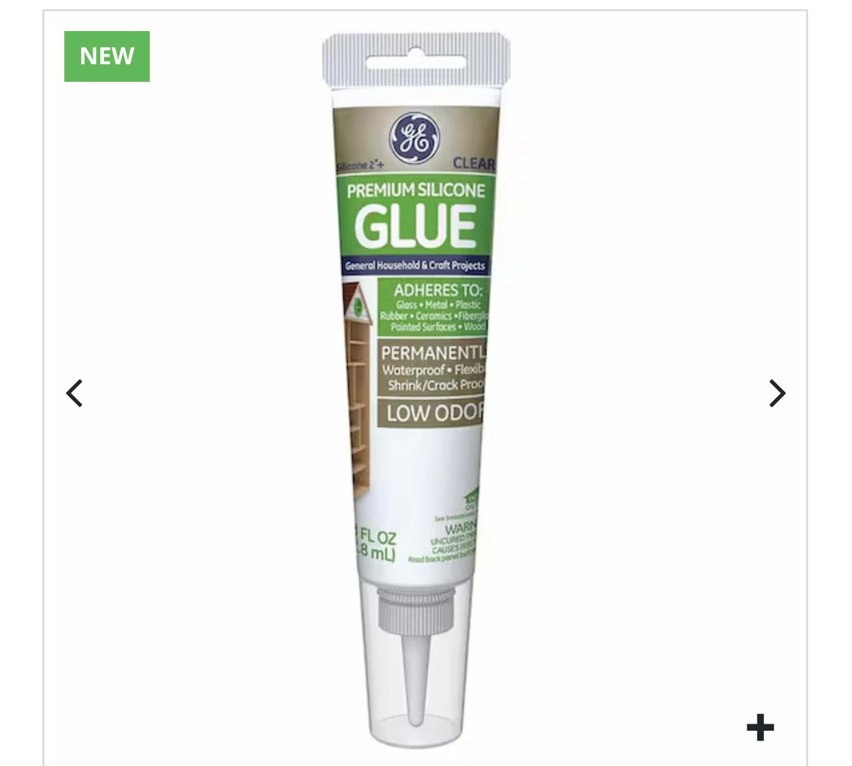 SILICONE II-CLEAR-HOUSEHOLD- 2.8 oz