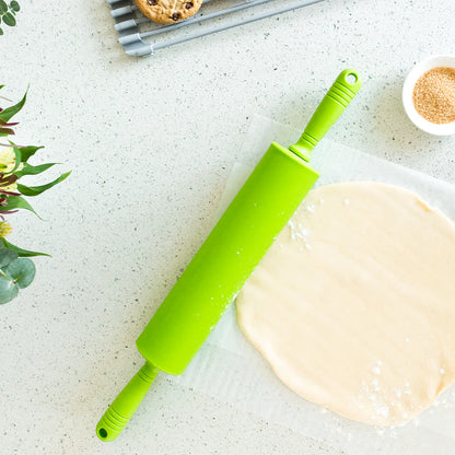 Silicone Rolling Pin Green