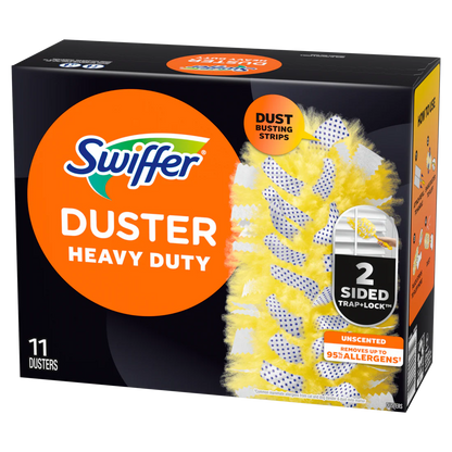 Swiffer Dusters Heavy Duty Multi-Surface Duster Refills for Cleaning Unscented - 11ct