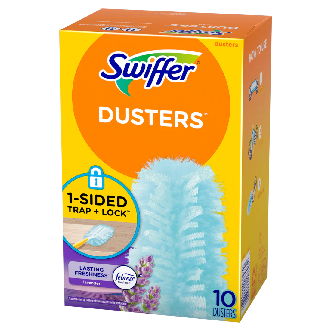 Swiffer Dusters Refill for Cleaning Feather & Microfiber Duster Alternative Lavender - 10ct