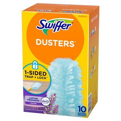 Swiffer Dusters Refill for Cleaning Feather & Microfiber Duster Alternative Lavender - 10ct